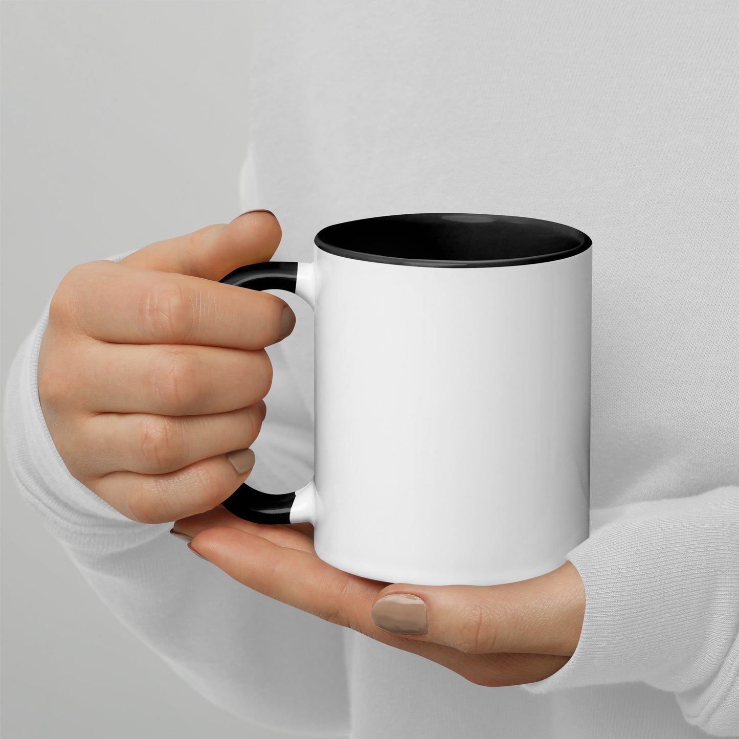 "Tranquil" mug white & black
