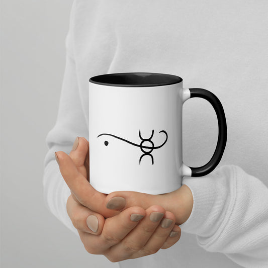 "Tranquil" mug white & black